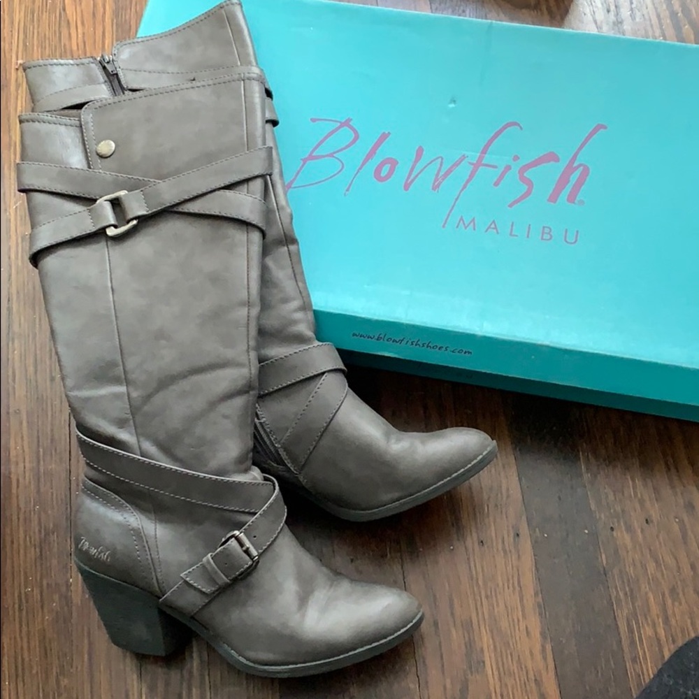 Grey Boots